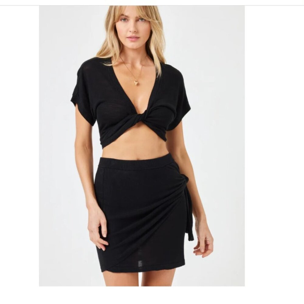 NWT- L*Space Sarong Mini Skirt- sz M